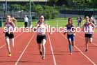 Girls Under-13s 200 metres, 2023 North Eastern Track and Field Champs., Middlesbrough Sports Village, Middlesbrough. Photo: David T. Hewitson/Sports for All Pics